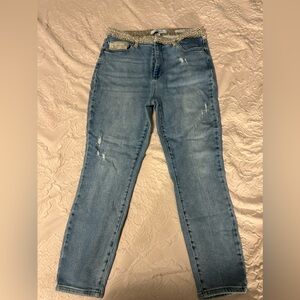 Judy Blue Cheetah Camo Block Slim Fit